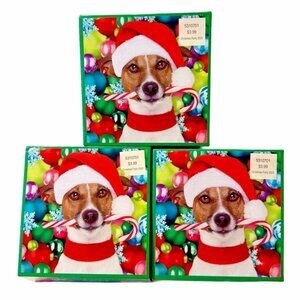 Lot of 3 Christmas Party Dog Puzzle 100 pieces Brother Sister Design Studio New